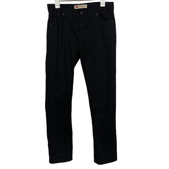 Levi's 502 Black Tapered Flex Jeans - Picture 1 of 4